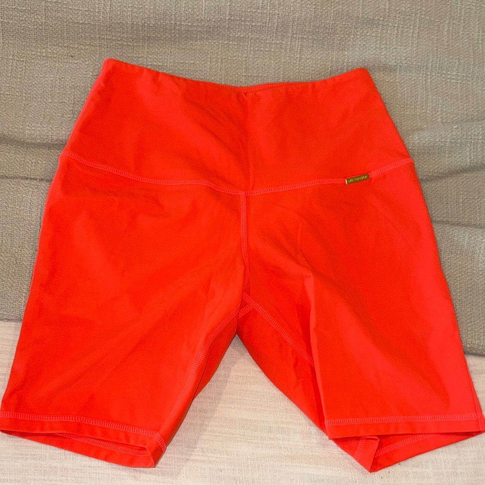 Cleo Harper Vibrant Orange Athletic Shorts